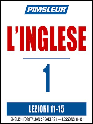 english 15 you for level 3 lesson Speakers Level Pimsleur 15 MP3 Italian 1 Lessons 11 by for English